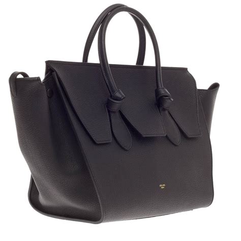 celine tie tote bag review|authentic Celine tote bags.